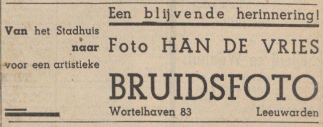 adv. Han de Vries 1939